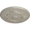 Ekena Millwork Flower Ceiling Medallion (Fits Canopies up to 3 7/8"), Hand-Painted Pearl White, 27"OD x 1 1/8"P CM27FLPWS - alternate 2
